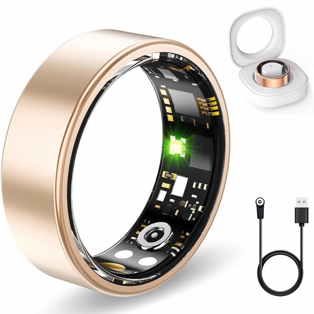 Smart Fitness Ring - Gold size 8